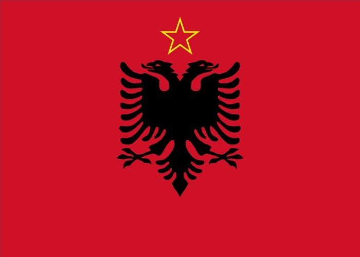 Flag of Albania 1946